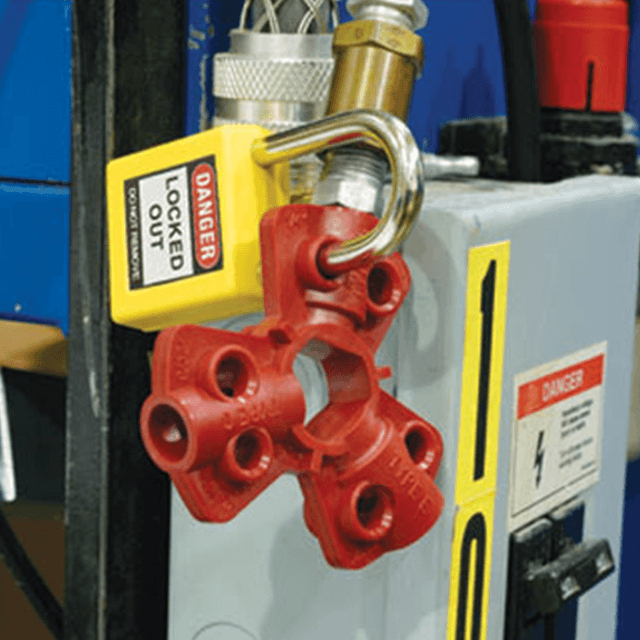 Verrouillage pneumatique résistant à la corrosion en acier inoxydable et verrouillage de cylindre pour gaz fournisseur