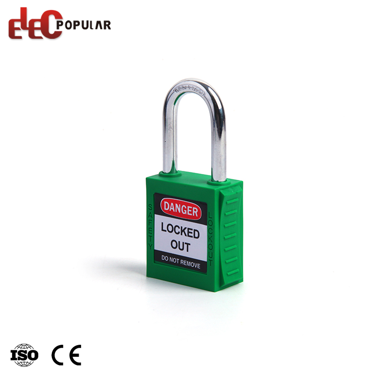 Cadenas de sécurité de faisceau de serrure en acier compact en nylon PA