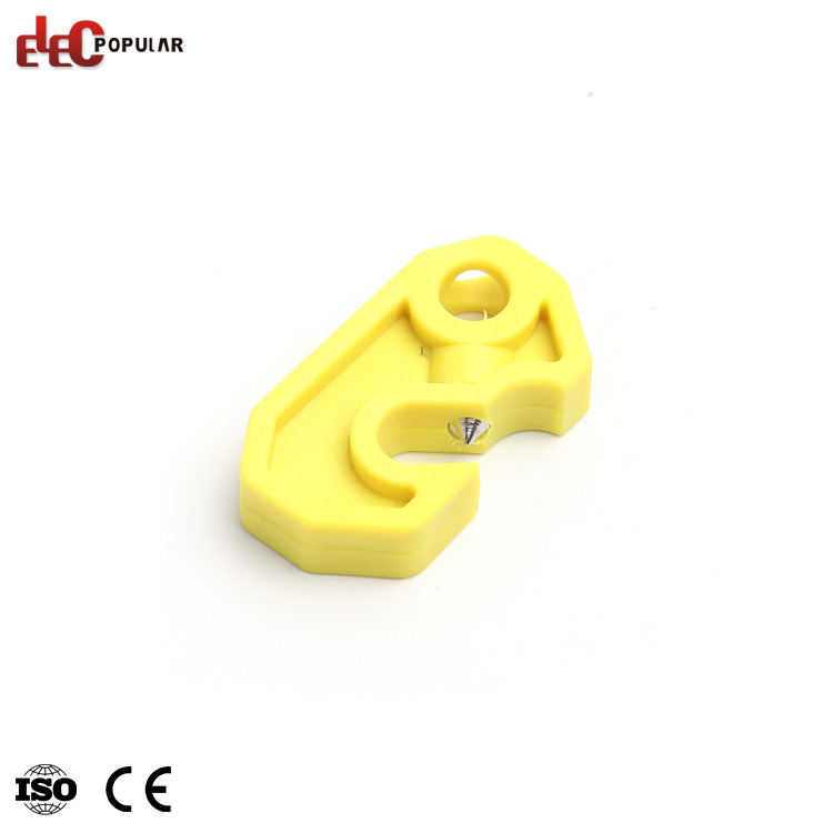 Mini verrouillage universel de disjoncteur de sécurité en plastique durable de couleur jaune