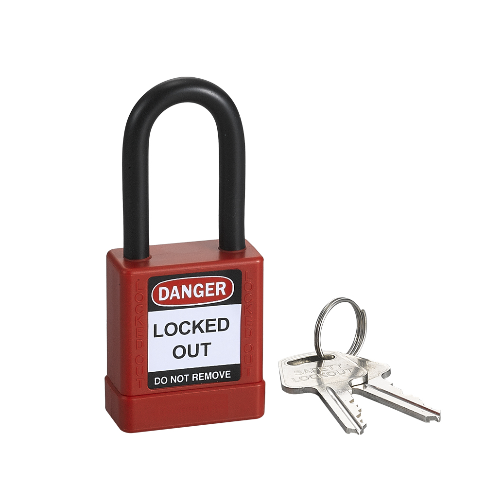 Le cadenas industriel de sécurité supérieure de 38 mm verrouille le cadenas de sécurité ABS Loto avec clé
