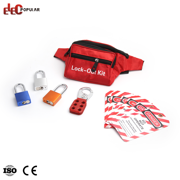 Sangle de taille réglable personnelle Sac de verrouillage de cadenas Kit de verrouillage électrique de sécurité