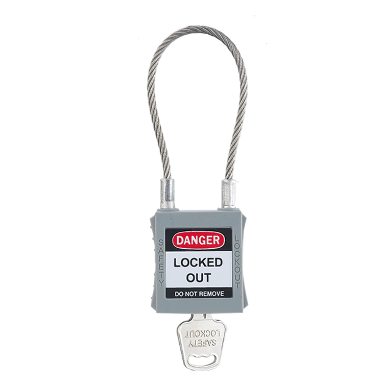 Cadenas de sécurité à manille de câble en acier de 175 mm de fournisseur de la Chine